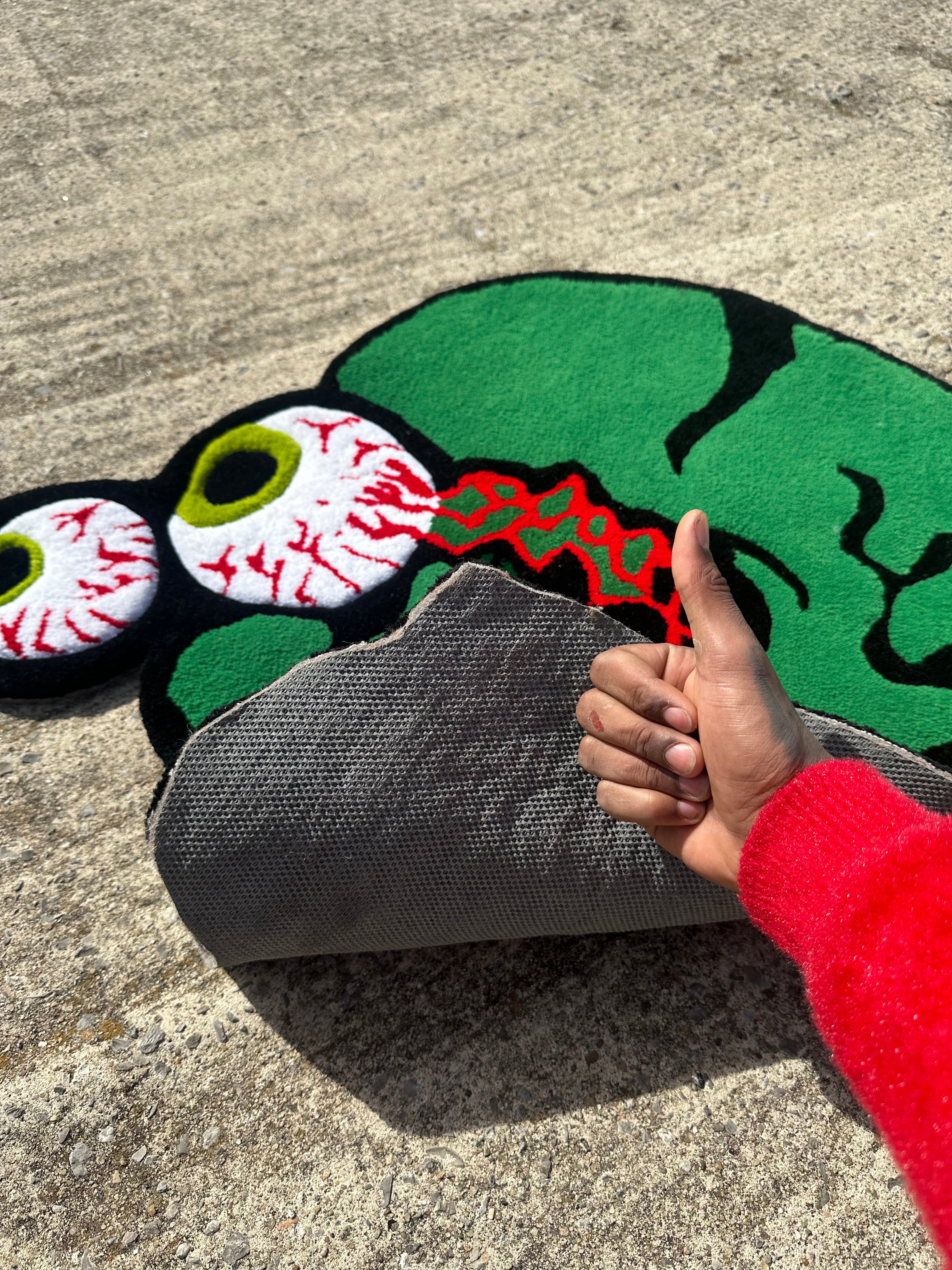3ft Green Bone-head