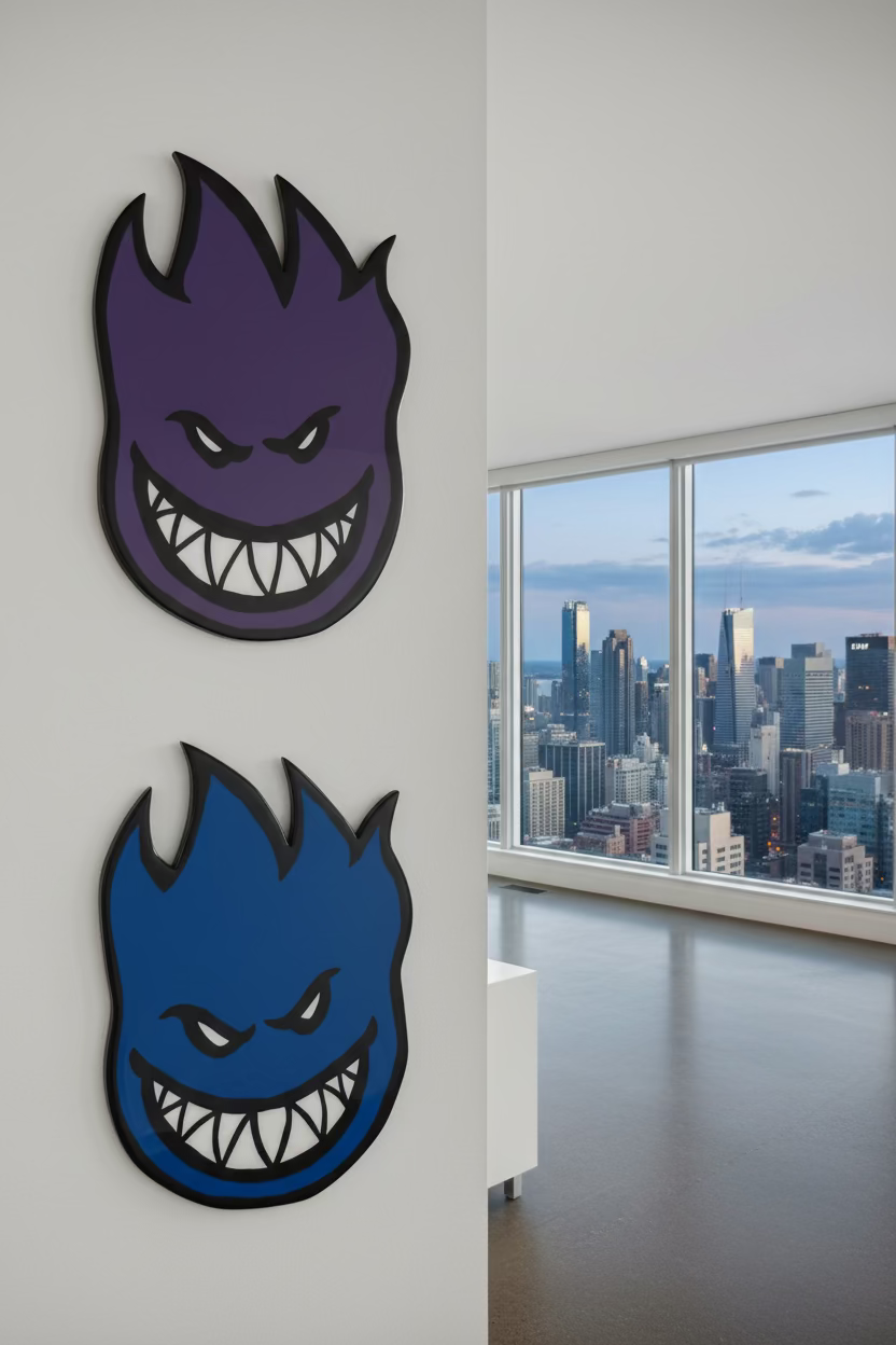 Flame Head Wall Art